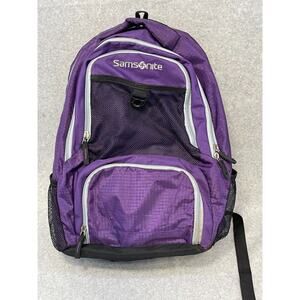 Samsonite Backpack Travel Bag Purple